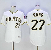 Pittsburgh Pirates #27 Jung-ho Kang White 2016 Flexbase Collection Stitched Baseball Jersey,baseball caps,new era cap wholesale,wholesale hats